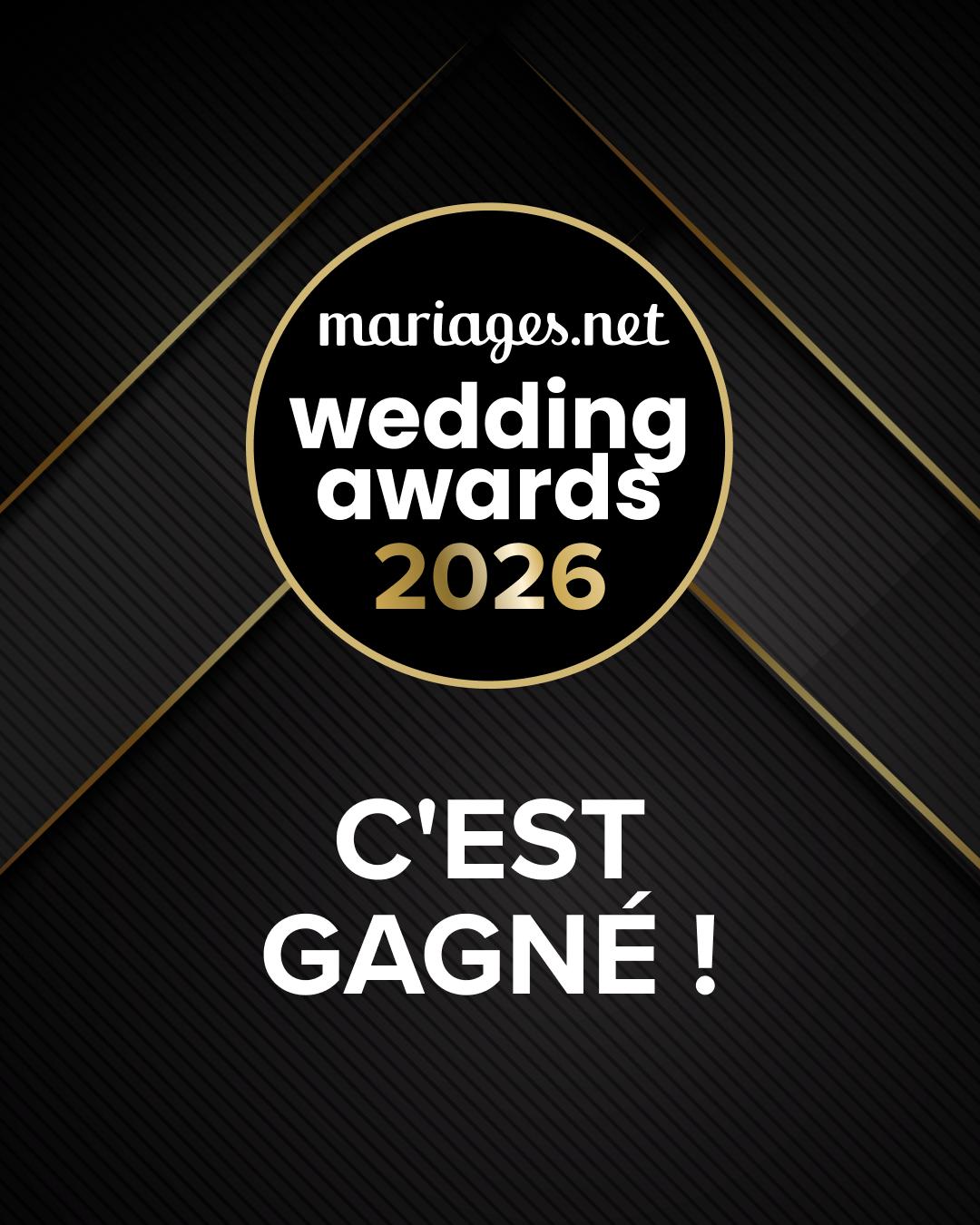 Domaine de Voisenon, gagnant Wedding Awards 2024 Mariages.net